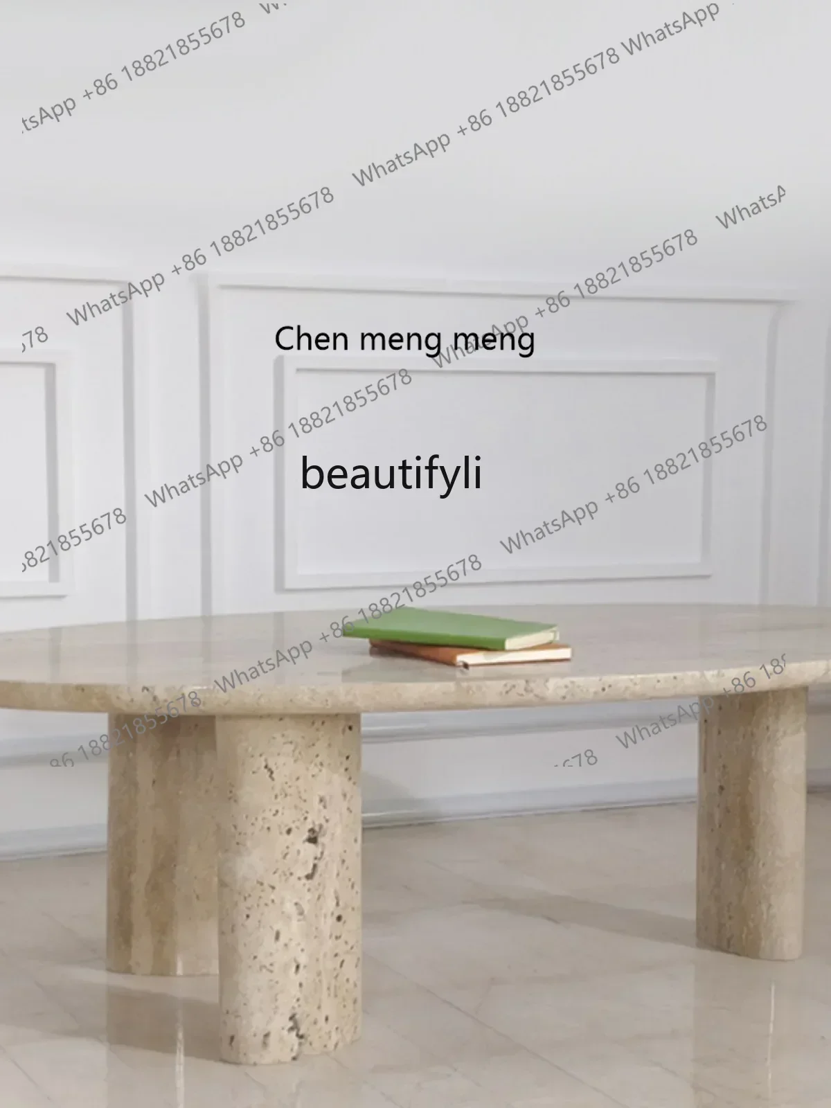 20031Nordic Light Luxury Marble Coffee Table Living Room Oval Tea Table Silent Style Italian Simple Cave Stone Tea TableQ