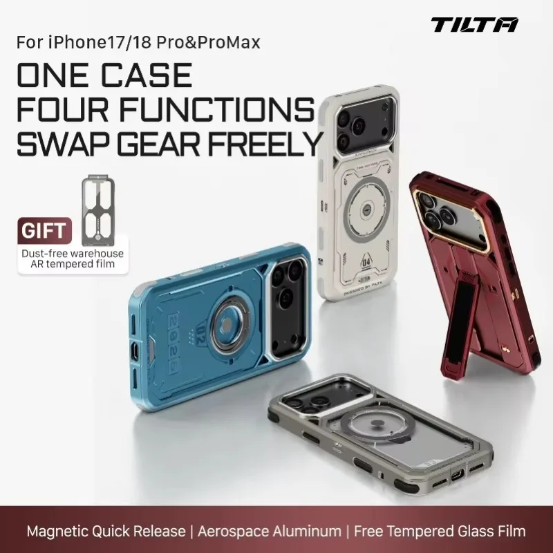 TILTA Khronos Core For iPhone 18 Pro /17 Pro Limited Edition Kit Interchangeable Magnetic Backplates Quick Release Lanyard/ IP18