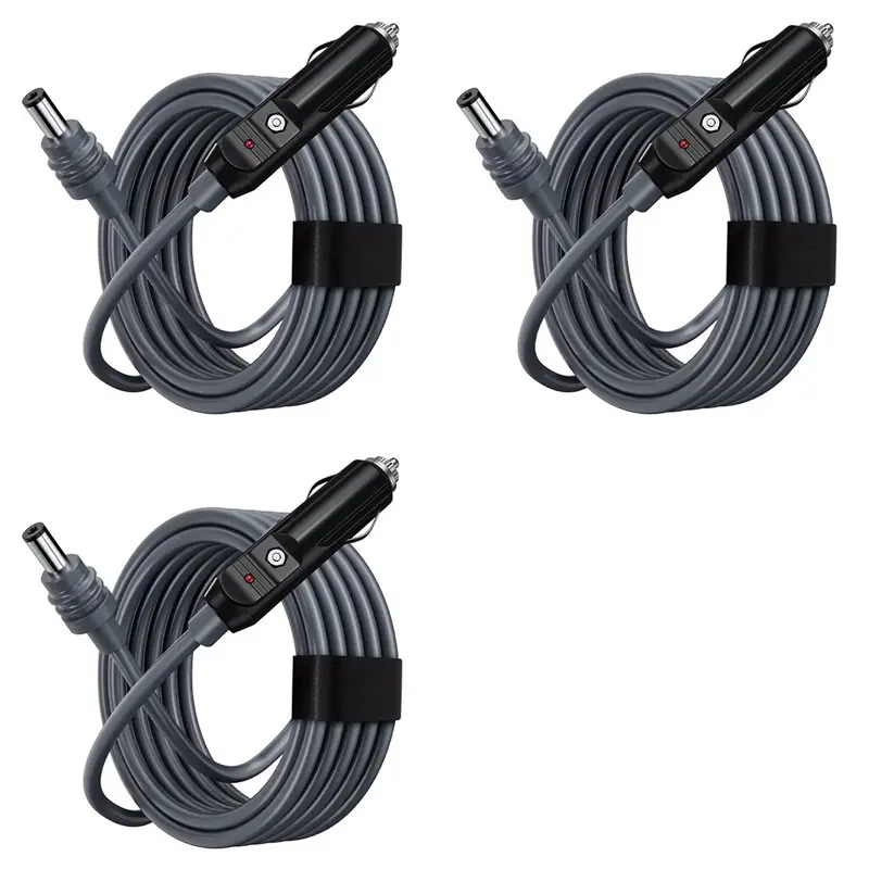 

【PUBLICITY】3X Кабель питания постоянного тока для Starlink Mini, 16,4 фута - водонепроницаемый, 12В-24В, автомобильный источник питания для грузовиков, автобусов, судов