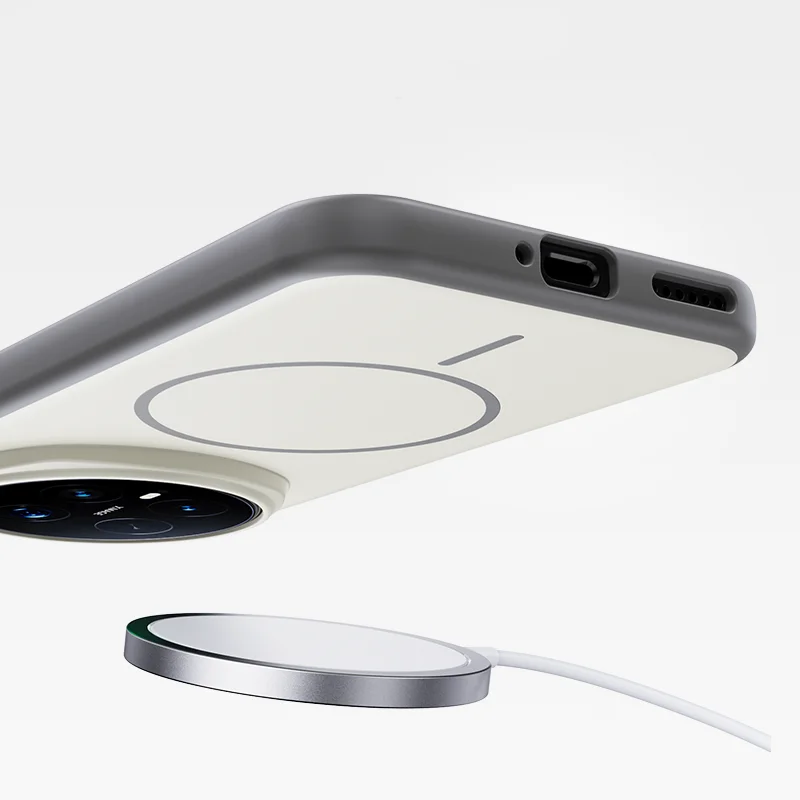 Casing For Honor Magic 8 Pro 8 Magnetik Dua Warna Matte PC + TPU Sensasi Kulit dengan Tombol Logam untuk Magic8 Pro