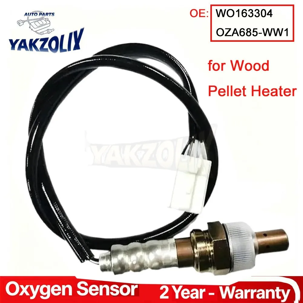 For Wood/ Pellet Heater Uptream Front Lambda Oxygen O2 Sensor Upper 4 Wires Auto Parts WO163304 OZA685-WW1 8946-04010 OZA685-WWW