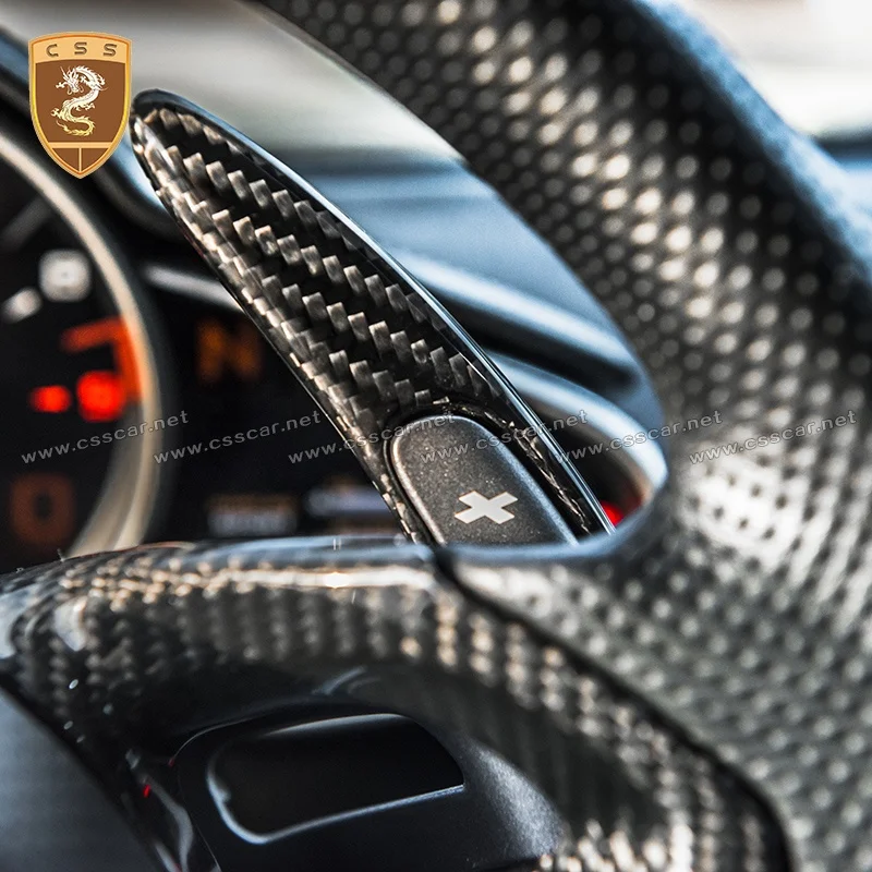 

Car AccessoriesCarbon Fiber Car Steering Wheel Decoration Trim Suitable For McLaren MP4-12C Carbon Fiber Interior