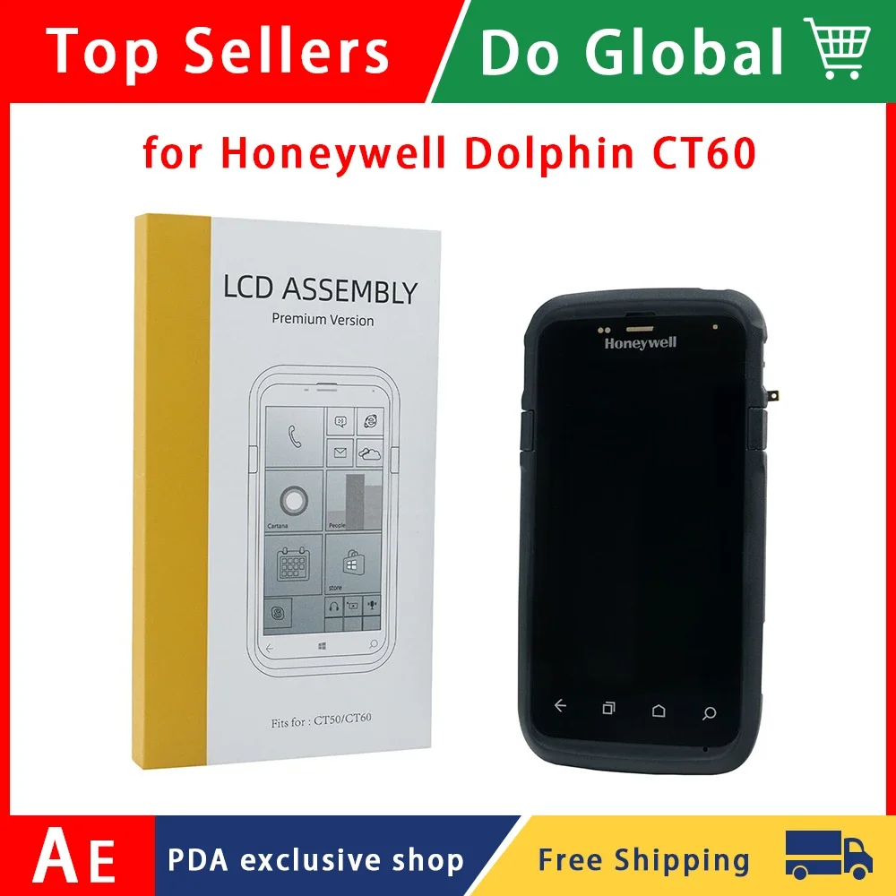 

5 шт. ЖК + сенсорный дигитайзер + передний корпус для Honeywell Dolphin CT60 универсальный, бесплатная доставка