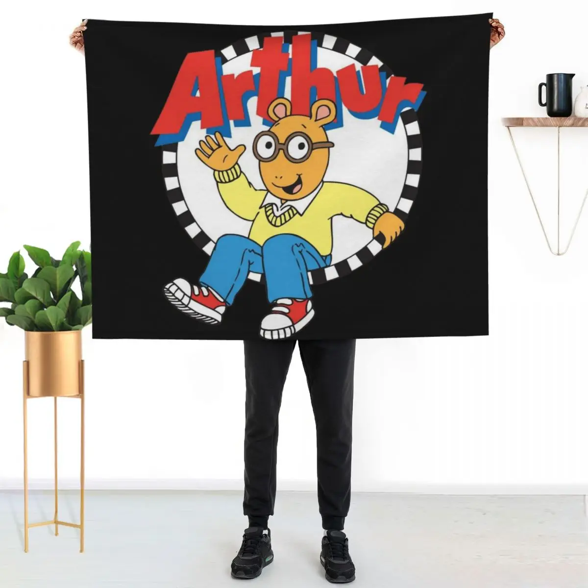 Arthur Throw Blanket Blankets For Bed Hair anime for winter Retros Giant Sofa Blankets