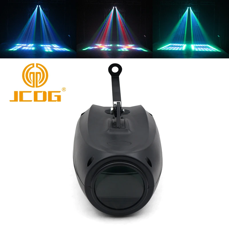 

JCDG LED Small Airship Lights 64PCS RGBW Color Changing 20W Magic Pattern Stage Lighting Projector for KTV Pub Club Party Home