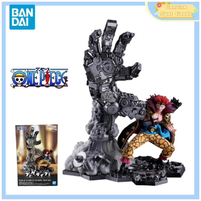 Genuine Bandai ONE PIECE Fig Life Eustass Kid Anime Action Figures Model Figure Toys Collectible Gift for Toys Hobbies Children