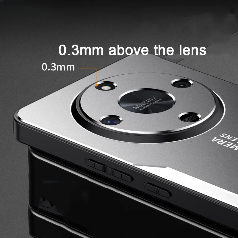 Aluminum Alloy Back Cover Case for Honor Magic 7 Pro Magic 6 Lite 4 5 Pro Honor 300 X9A X9B X8A X8B X7A Seismic Protective Shell