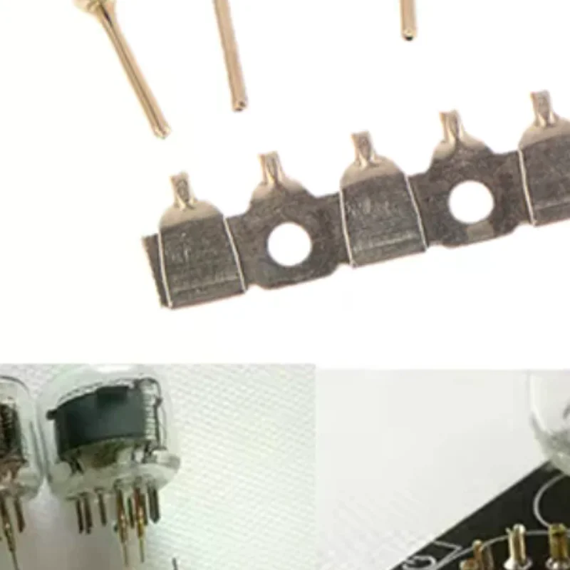 50Pcs Nixie/VFD Tube Socket Pins 1mm Gold Plated IN-12 IN-18 For QS30-1 QS27-1 YS27-3 ZM1040 Z510M