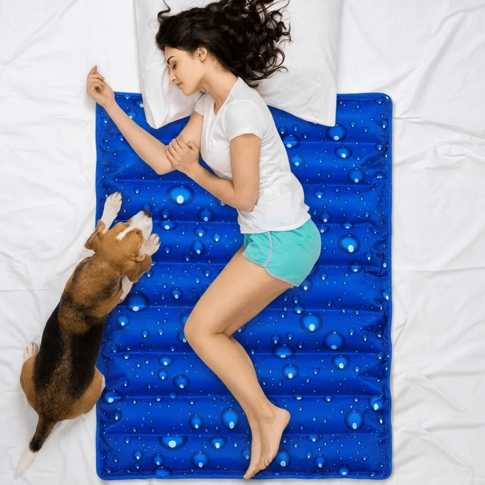 Comfortable Refillable Ice Seat Cushion Summer Cool DIY Design Chair Cooling Pad Portable Foldable Pet Cooling Gel Mat Travel