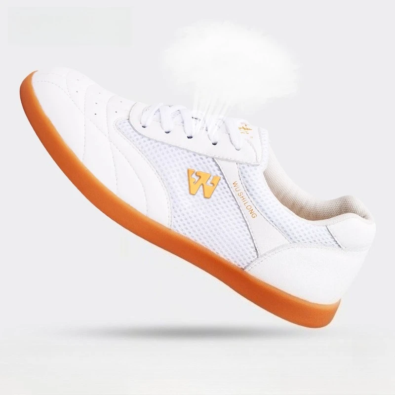 أحذية الكونغ فو الجلدية لتدريب فنون الدفاع عن النفس تاي تشي ووشو خفيفة الوزن وغير قابلة للانزلاق للرجال والنساء أحذية الممارسة التقليدية #3