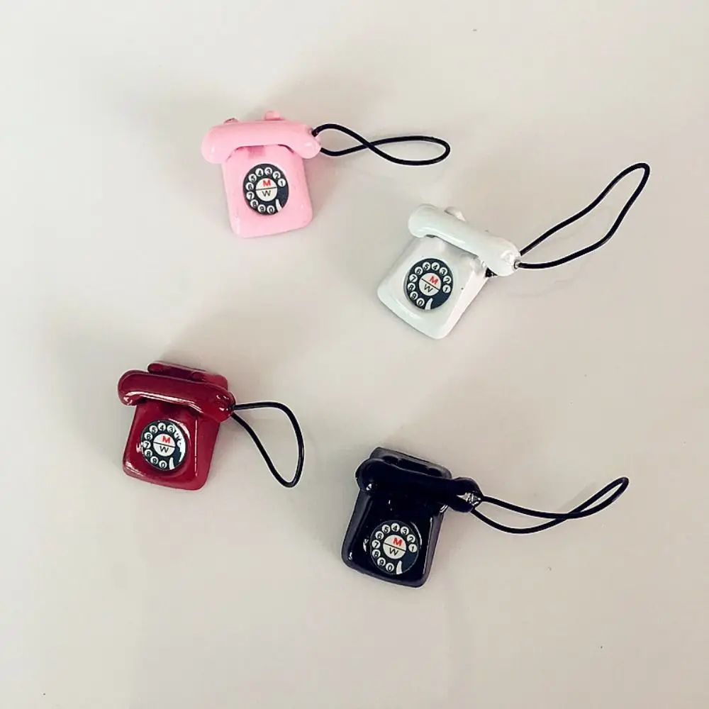 Mini Phone Earrings Telephone Earrings Studs Phone Call Stud Earrings Weird Ear Studs Cool Punk Creative Novelty Dangle Earrings