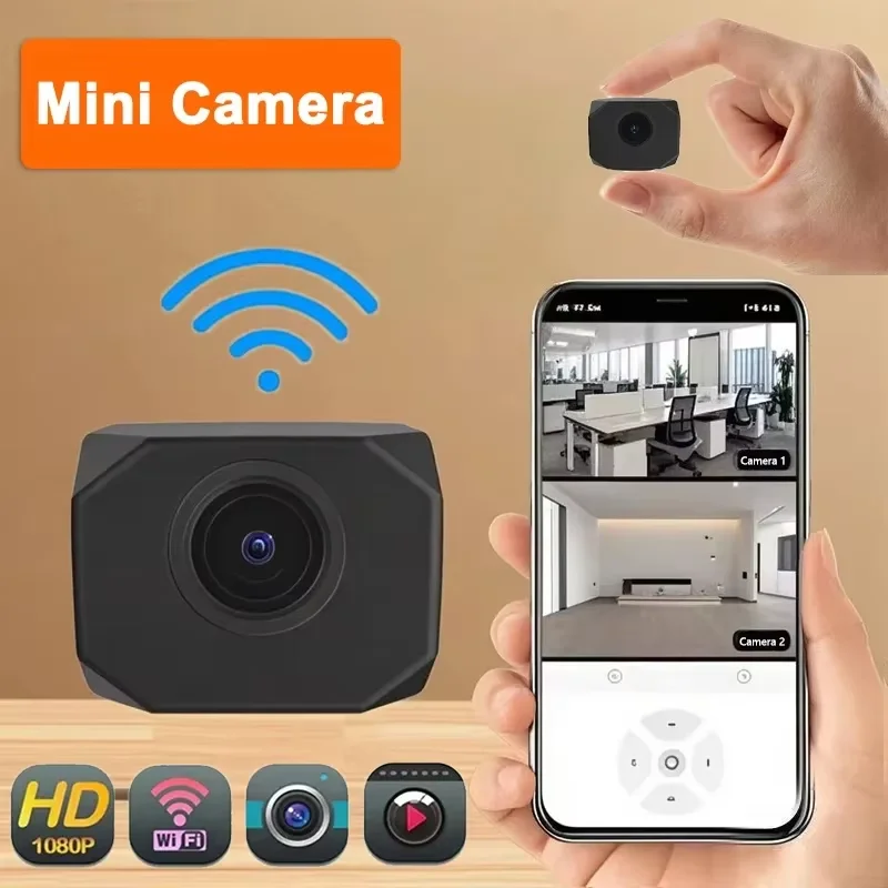 2026 New 1080P HD Mini WiFi Camera AP Hotspot Remote Monitor Portable Small Camcorder Home Security Surveillance Smart Camera