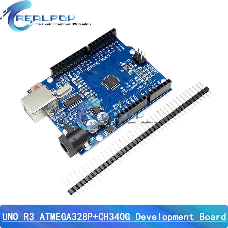 UNO R3 kotak resmi ATMEGA16U2 / UNO + WiFi R3 ATMEGA328P Chip CH340G untuk Arduino UNO R3 Development Board WeMos ESP8266