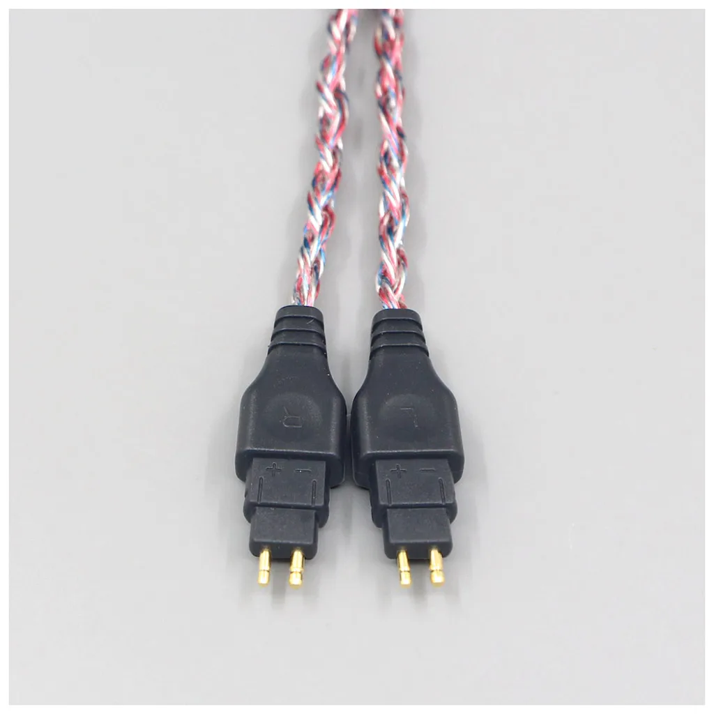 16 Core Silver OCC OFC Mixed Braided Cable For Sennheiser HD580 HD600 HD650 HDxxx HD660S HD58x HD6xx Earphone Headphone LN007590