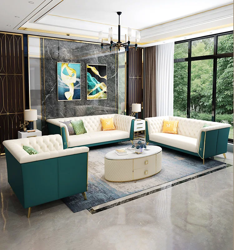 #Office Clothing Hotel Beauty Salon Nordic Light Luxury Living Room Combination Modern Reception Simple Studio Sofa