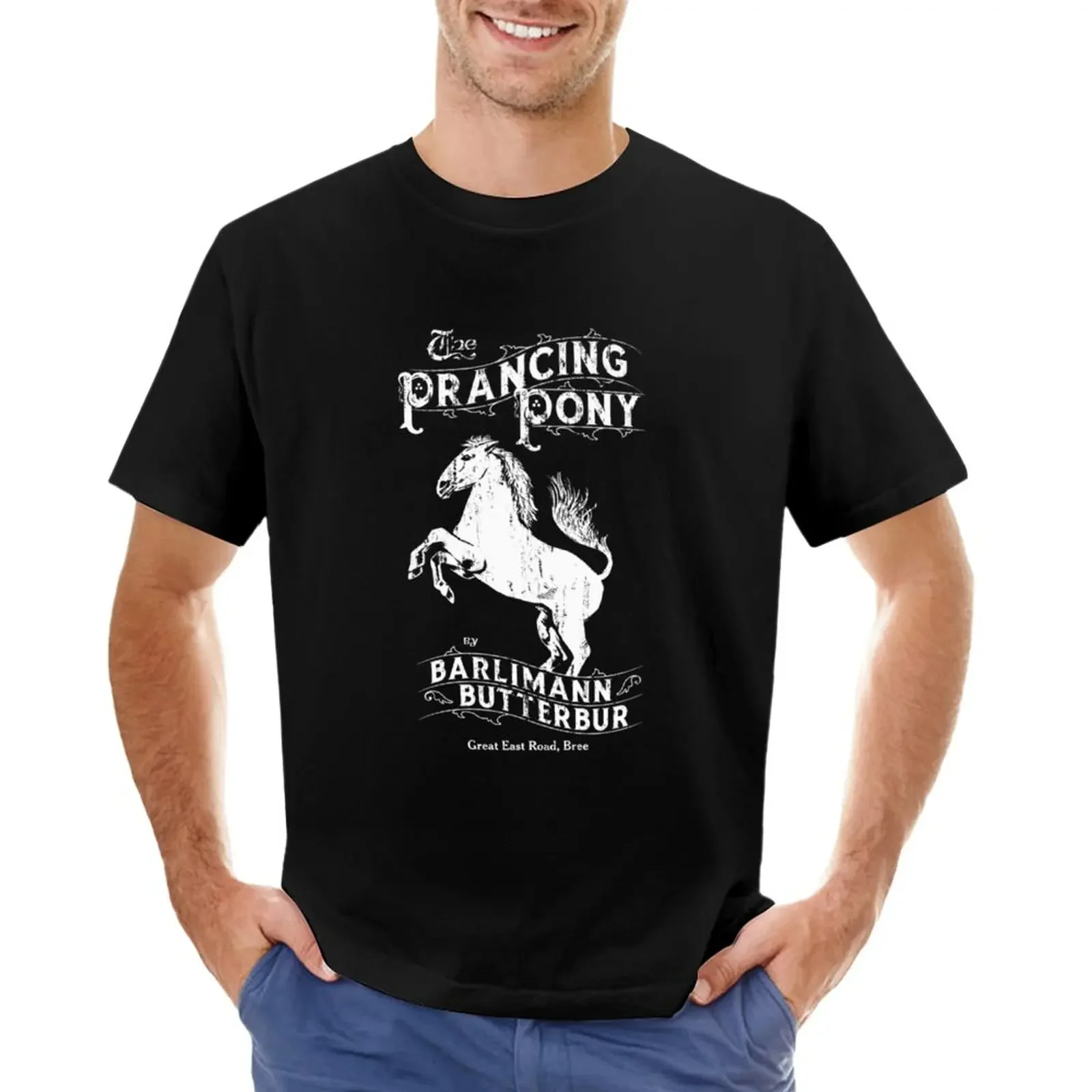 

The Sign of the Prancing Pony T-Shirt boys animal print anime Blouse Aesthetic clothing big and tall t shirts for men