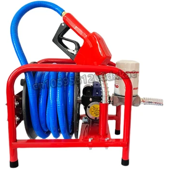 Diesel Elektrische Pomp 12V/24V 220V 380W Elektrische Pomp Zelfaanzuigende Pomp High-Power Diesel Tankpistool Meet Tankmachine