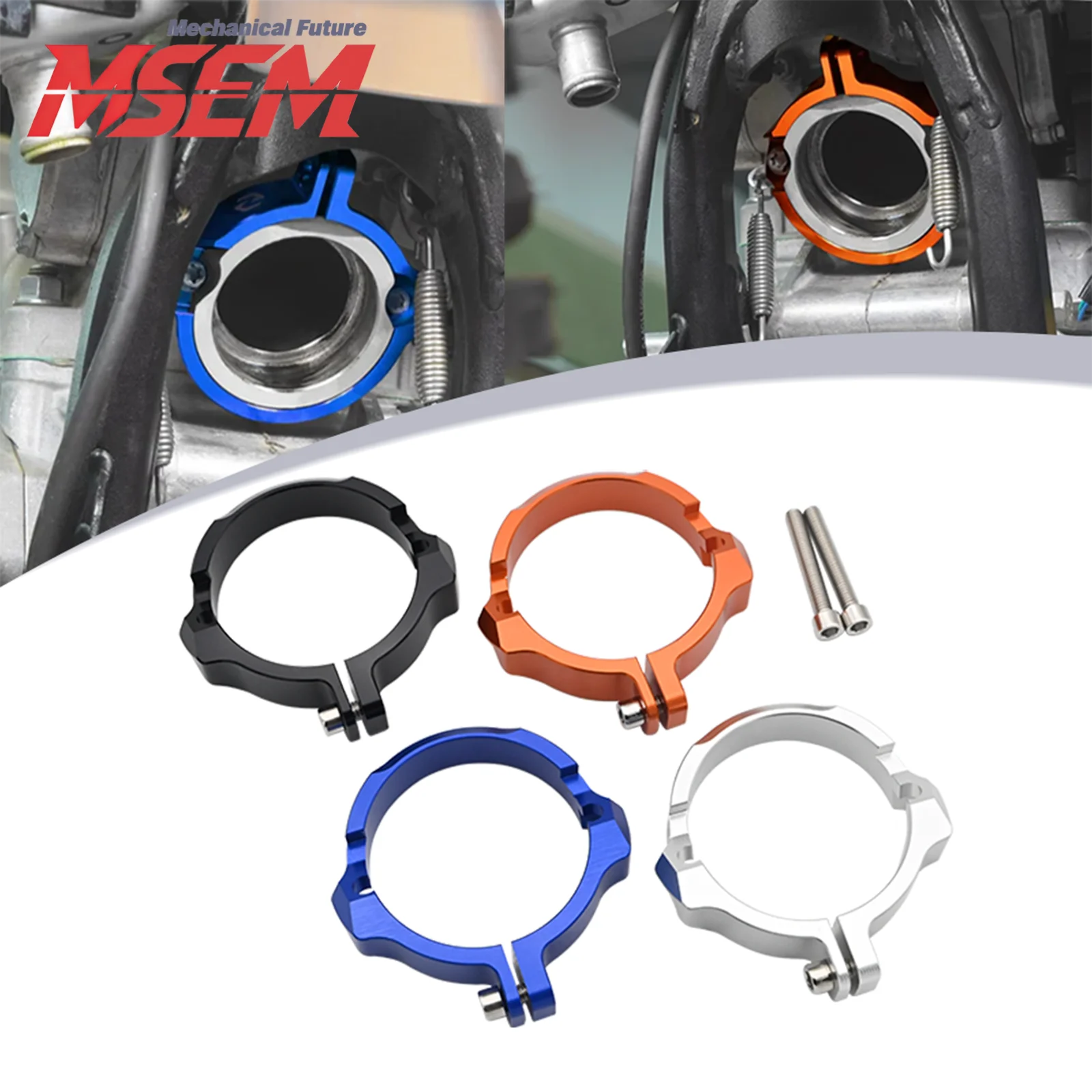 Exhaust Tip Muffler Pipe Clamp Flange Guard For KTM 250/300 EXC/XC/SX/XCW/XC-W 250/300 XC-W/EXC TPI Husqvarna 250/300 TE/TC/TX