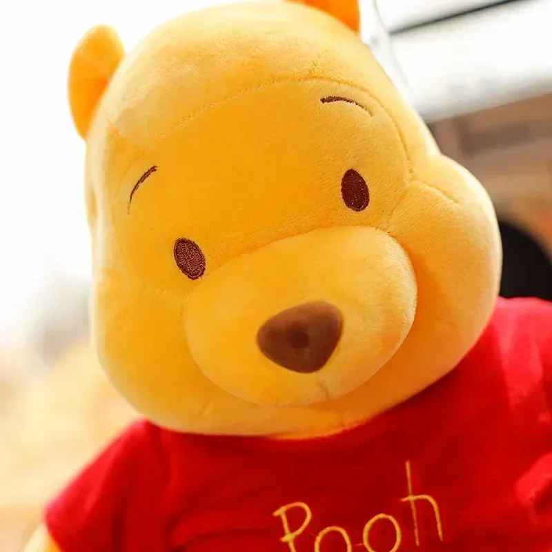HOT---SALE Disney 23cm Winnie The Pooh Plush Doll Toy Cartoon Prone Posture Winnie Pooh Bear Soft Stuffed Toy Pillow Xmas Gifts