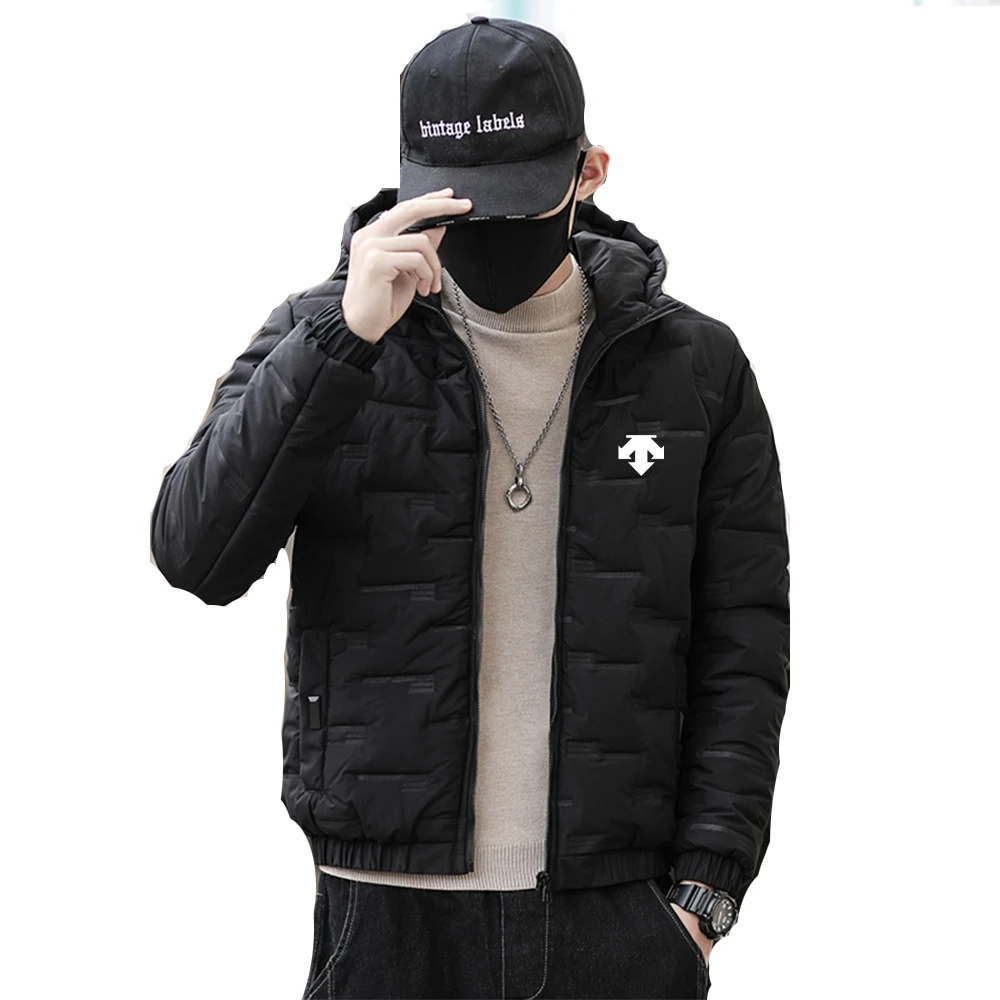 Fashionable new down jacket fashionable jacket youth plus size down jacket casual sports jacket men's winter hooded jacket