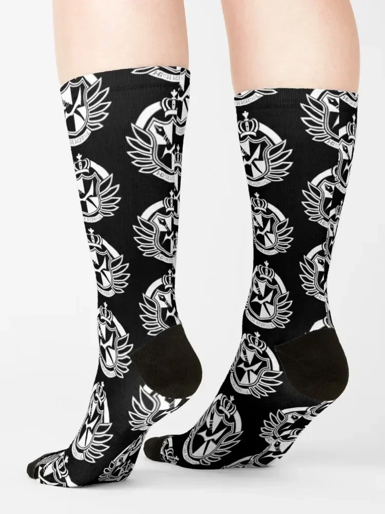 Danganronpa High School Socken Kinder Herren Baumwolle hochwertige rutschfeste Designer Herrensocken Damen