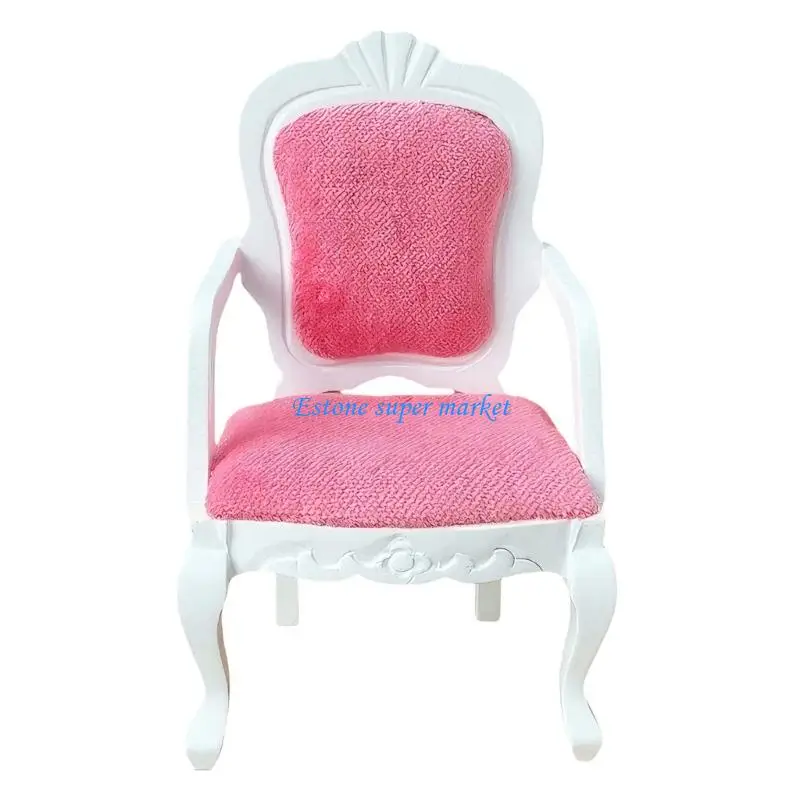 

090B 1/12 Doll House Miniature Furniture Armchair Table With Realistic Detail