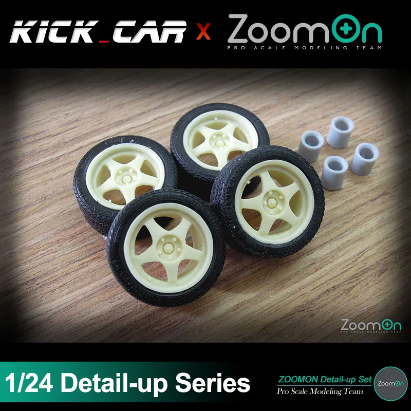 

ZoomOn ZR006 16 Spoon Rim Set Detail-up Modified Parts For Assembled Model Hobbyist Gift for Professional Adults