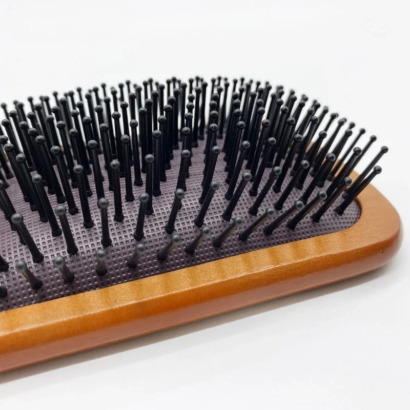 Wood Comb Healthy Paddle Cushion Hair Loss Massage Brush Hair Brushes Combs Scalp Professional Bamboo Comb Hair Care Healthy 1PC