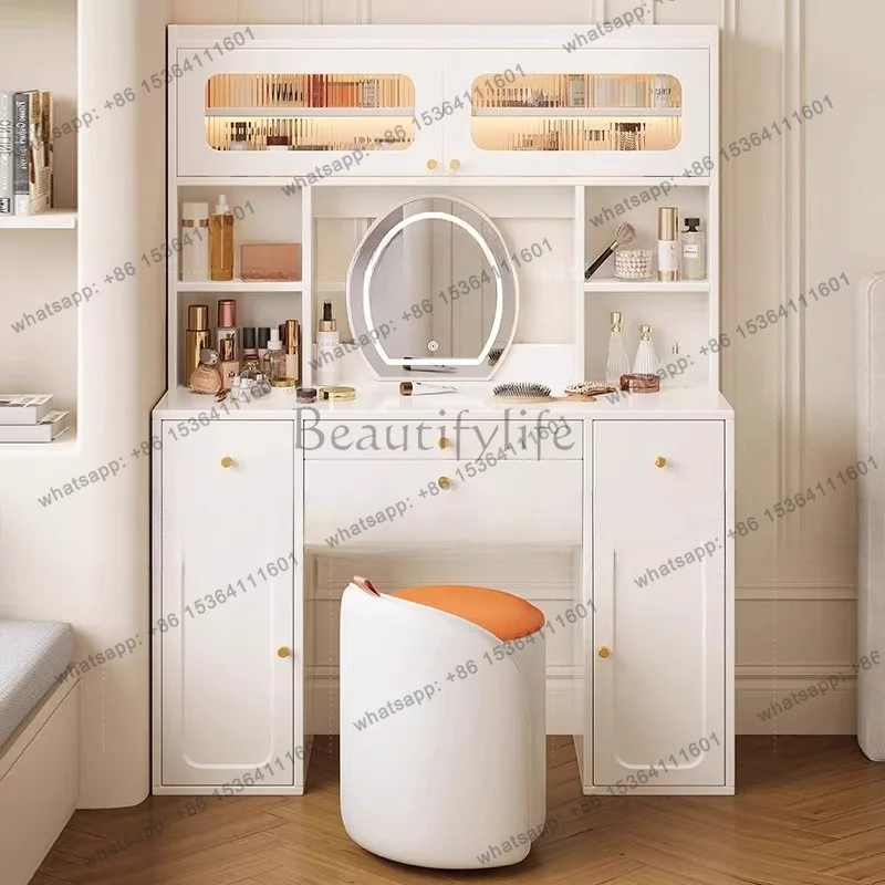 ld Drawers Storage Dressing Table Girl Cosmetics Women Luxury Modern Living Room Vanity Table Bedroom  Home Furniture