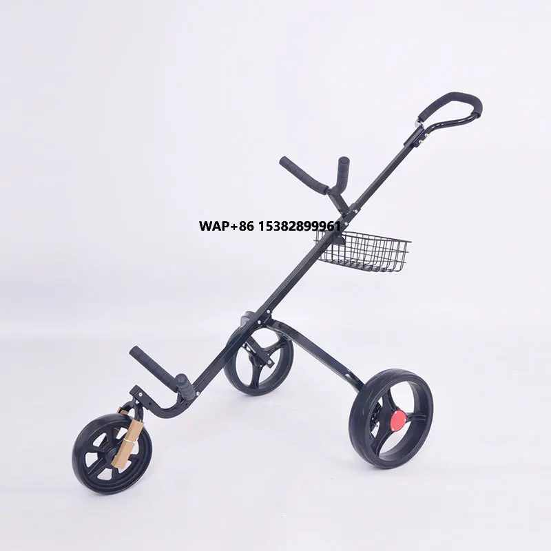 

Top 3 Wheel Adjustable Golf Steel Rental Trolley