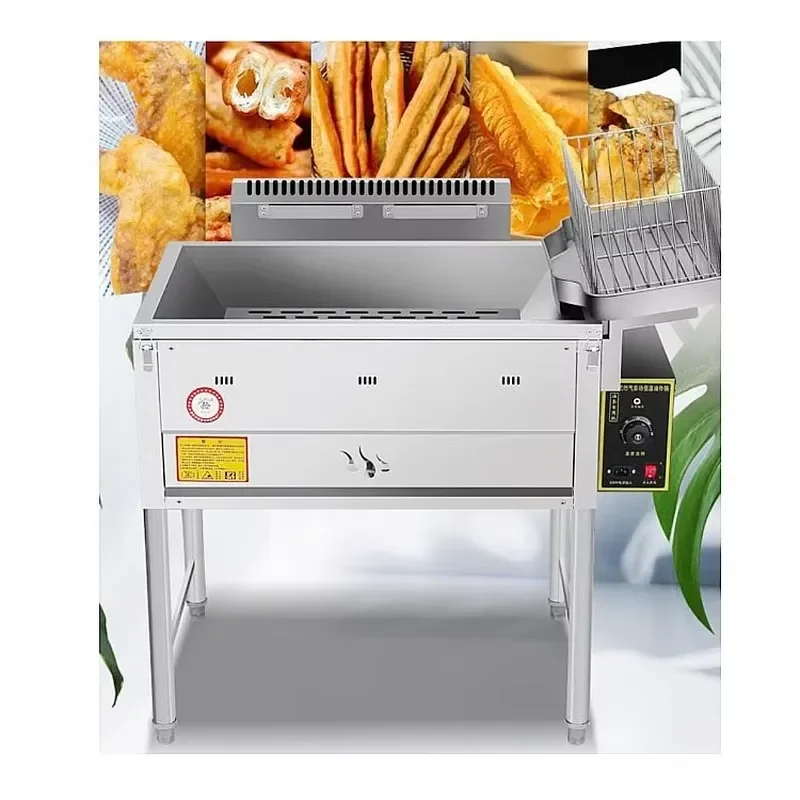 CE Certified 20L Commercial Electric Deep Fryer Double Basket for Restaurant Peanut Oil Chip Freidora Electrica