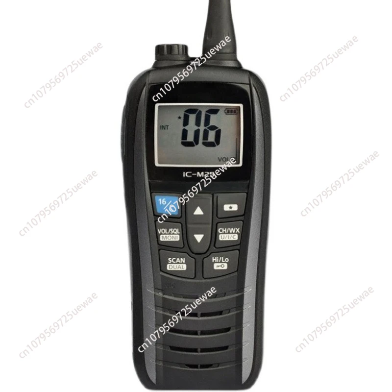 

for IC-M25 Maritime Interphone IPX7 Walkie-talkie Impermeavel Battery Capacity 1500mAh Standby 1-5 days Call distance 2-15KM