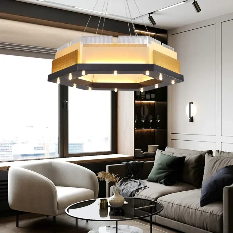 Designer Living Room Lighting Chandelier Design Sense Bar Restaurant Art Lamp Postmodern Model LED