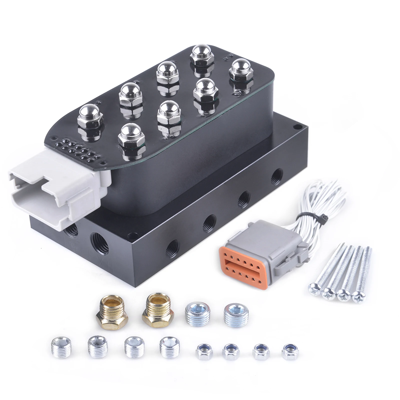 Universal accuair VU4 style solenoid valve unit Air ride suspension Manifold Solenoid valve with remote control one key up