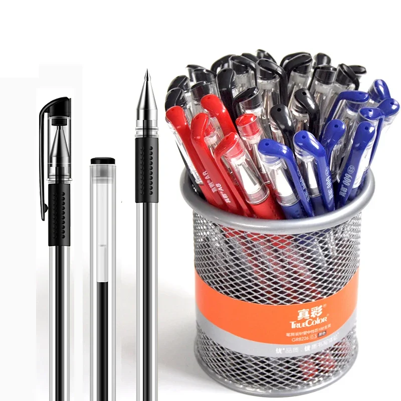 

12/24/36 шт. специальное предложение гелевая ручка TRUECOLOR 0,5 мм черная гелевая ручка карбоновая ручка для подписи оптовая продажа