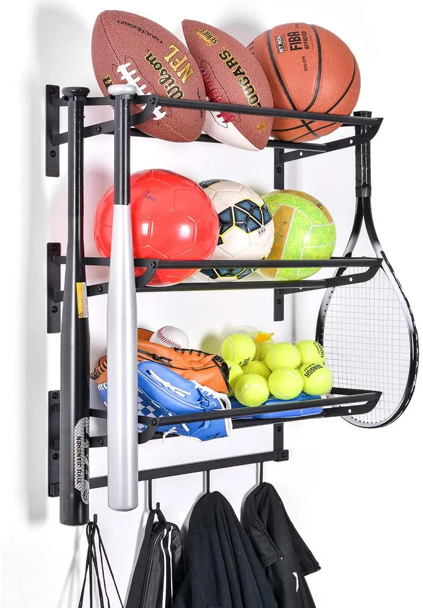 ชั้นวางอุปกรณ์กีฬาสำหรับเบสบอล/บาสเกตบอล