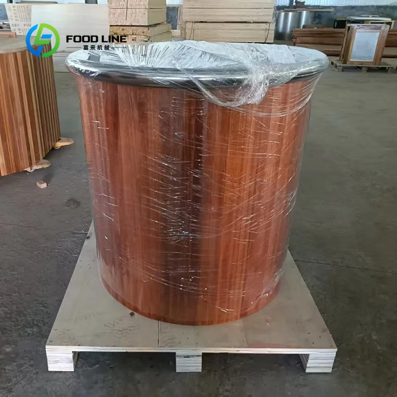 Customized Wooden Ice Barrel Cold Plunge Tub, Complete Athlete Recovery Icetubs Kit with Constant Temperature Water Chiller