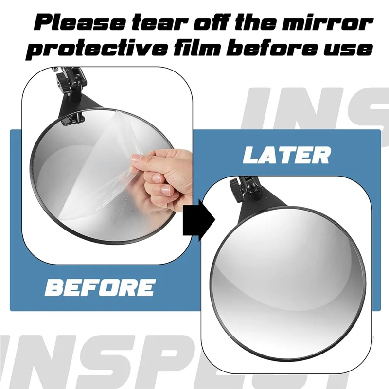 AB34-車両下検査ミラー、ライトと伸縮ハンドル付きハンドヘルド検査ミラー、車両下トラックスペアパーツ用