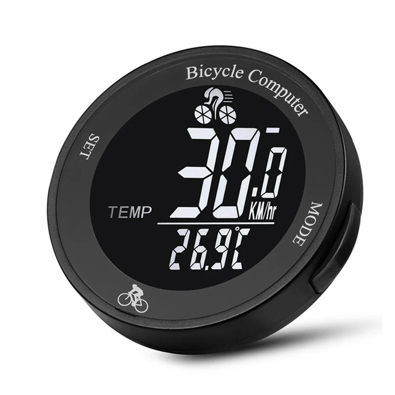 1 PCS Wireless Bike Computer Waterproof Mountain Bicycle Odometer Multi Functional LCD Screen Cycling Speedometer