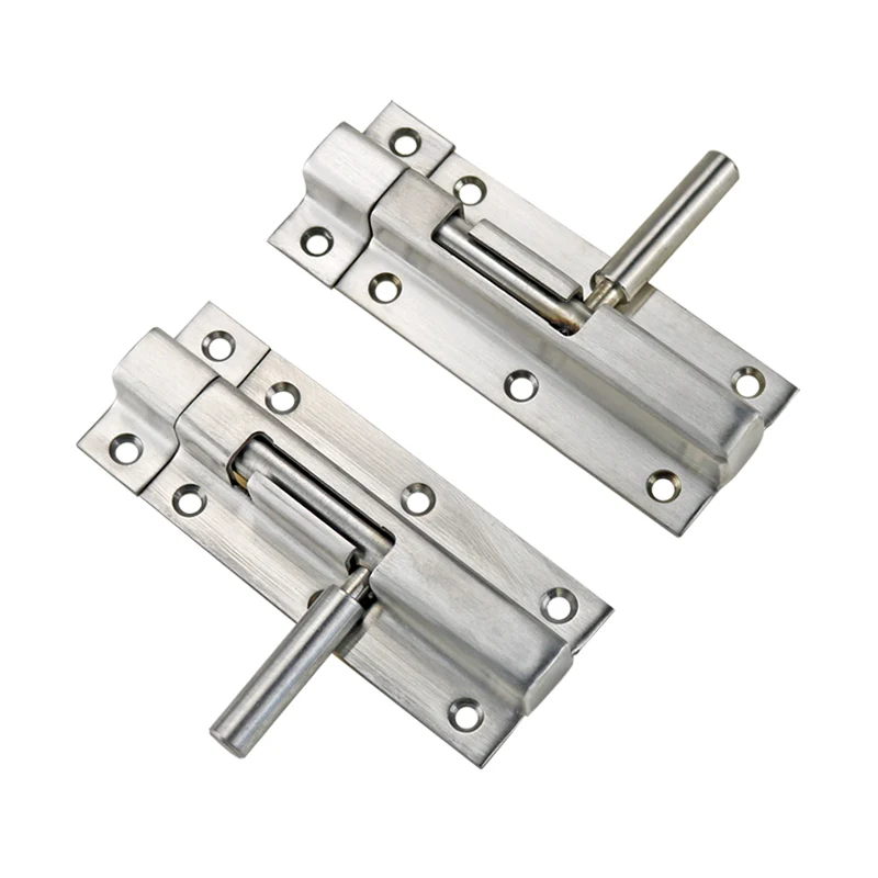 

304 Stainless Steel Old Fashioned Thickened Door Latch Open Bolt Door Buckle Wooden Door Bolt Anti-Theft Door Lock Buckle