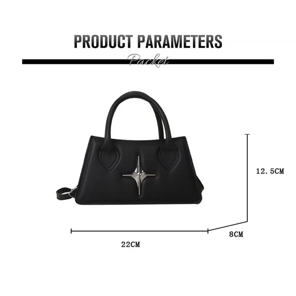 Quadrangular Star Design Shoulder Bag PU Leather Crossbody Bag Small Sling Bag Women Girls Fashion Handbags Messenger Bag