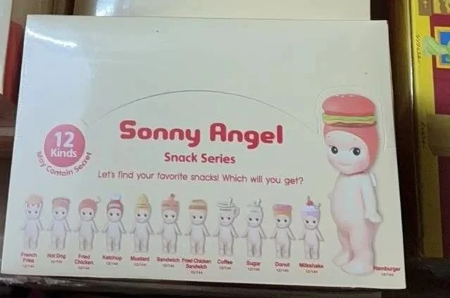 Sonny Angel Mini Figuur Snack Serie Mysterie Verrassing Blind Box Ketchup Mosterd Suiker Koffie Kawaii Cartoon Speelgoed Verjaardagscadeaus