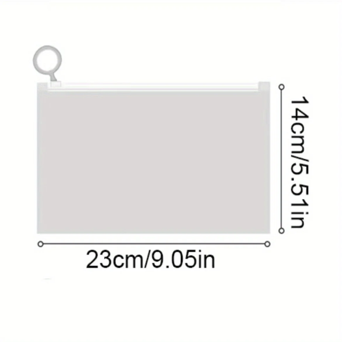 Clear Zipper Storage Bag Durable Travel Storage Bag Socks Stationery jewelry bag Waterproof Zipper Lock Self Seal Portable bag image 5