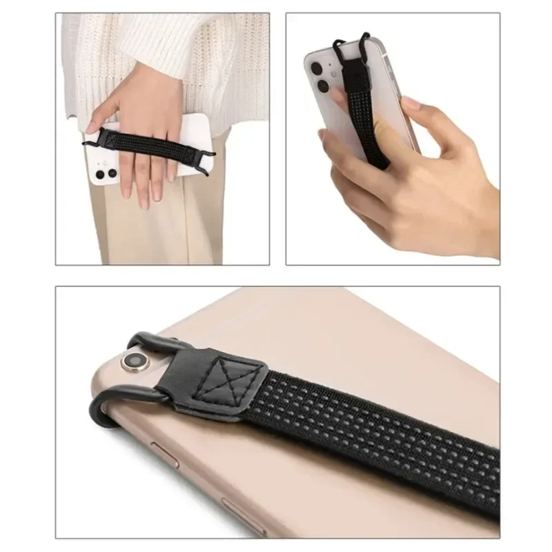 Mobile Phone Finger Ring Lazy Holder One Hand Operation phone Wristband Strap Anti-slip Bracket for IPhone 15 14 Xiaomi IPad