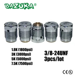 3pcs HPA Air Accessories CO2 Compressed Air Tank Regulator Valve Burst Disk Disc 1.8K , 3K , 5K , 7.5K