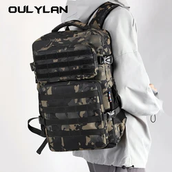 Outdoor Tactical Backpack Camouflage Mountaineering Backpacks Multifunctional Camping Rucksack Men Large Sport Shoulder Bag