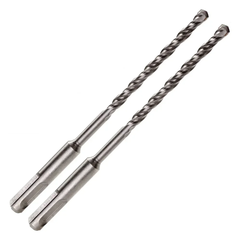 2PCS SDS Carbide Drill Bits For Concrete Brick Stone Tile Glass Cement Metal Electric Hammer Drill Bits 5mm 6mm 8mm 10mm 12mm