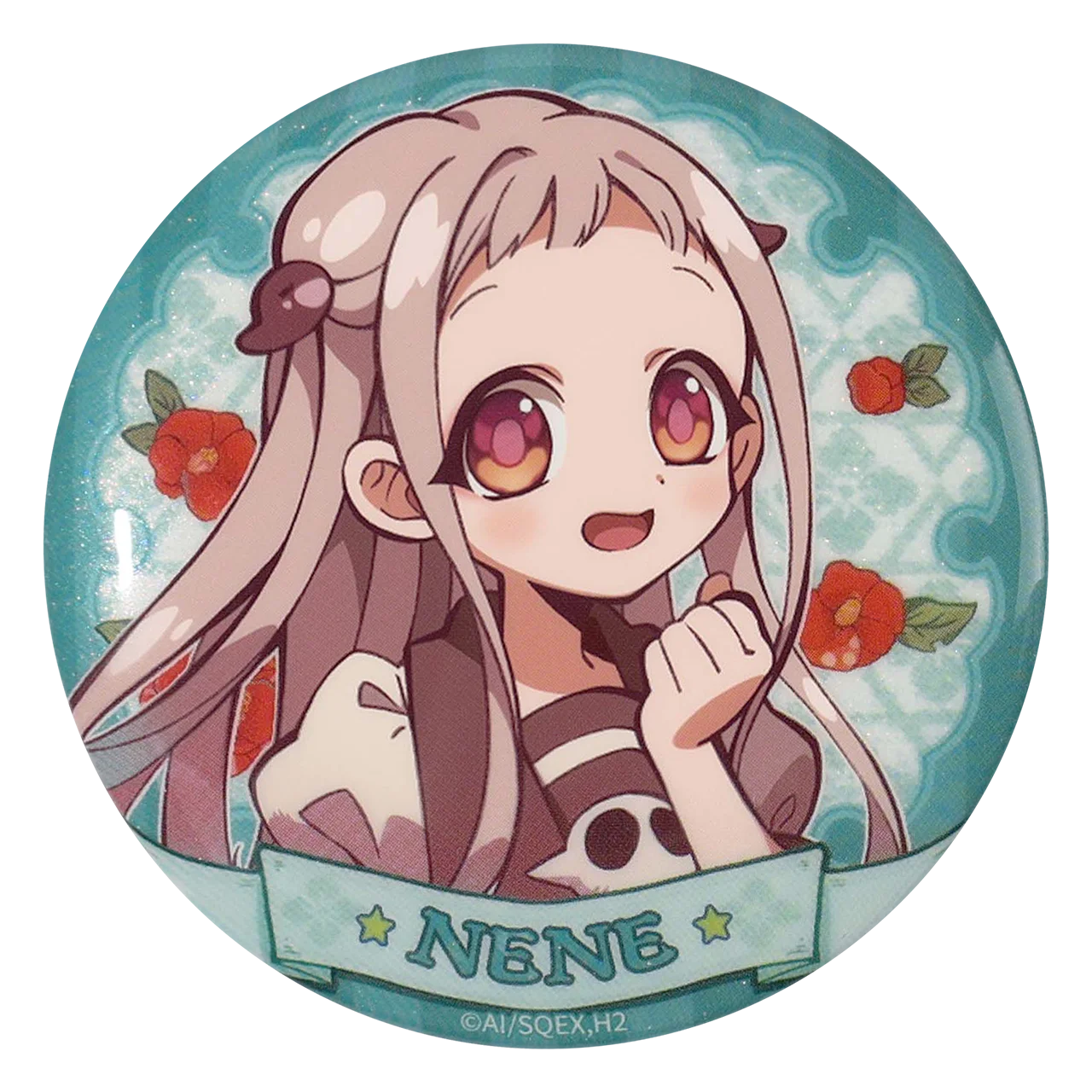 58mm Anime Toilet-bound Hanako-kun Minamoto Kou Yashiro Nene Cosplay COSTUME Badge Pin SPTE Tinplate Brooch﻿ Halloween Prop Gilf