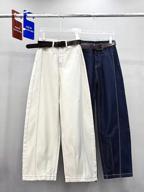 

Джинсы с широкими штанинами больших размеров (300 фунтов), 3D-крой, летний свободный крой, брюки-бананы, молодежная повседневная одежда, износостойкие, эластичные...