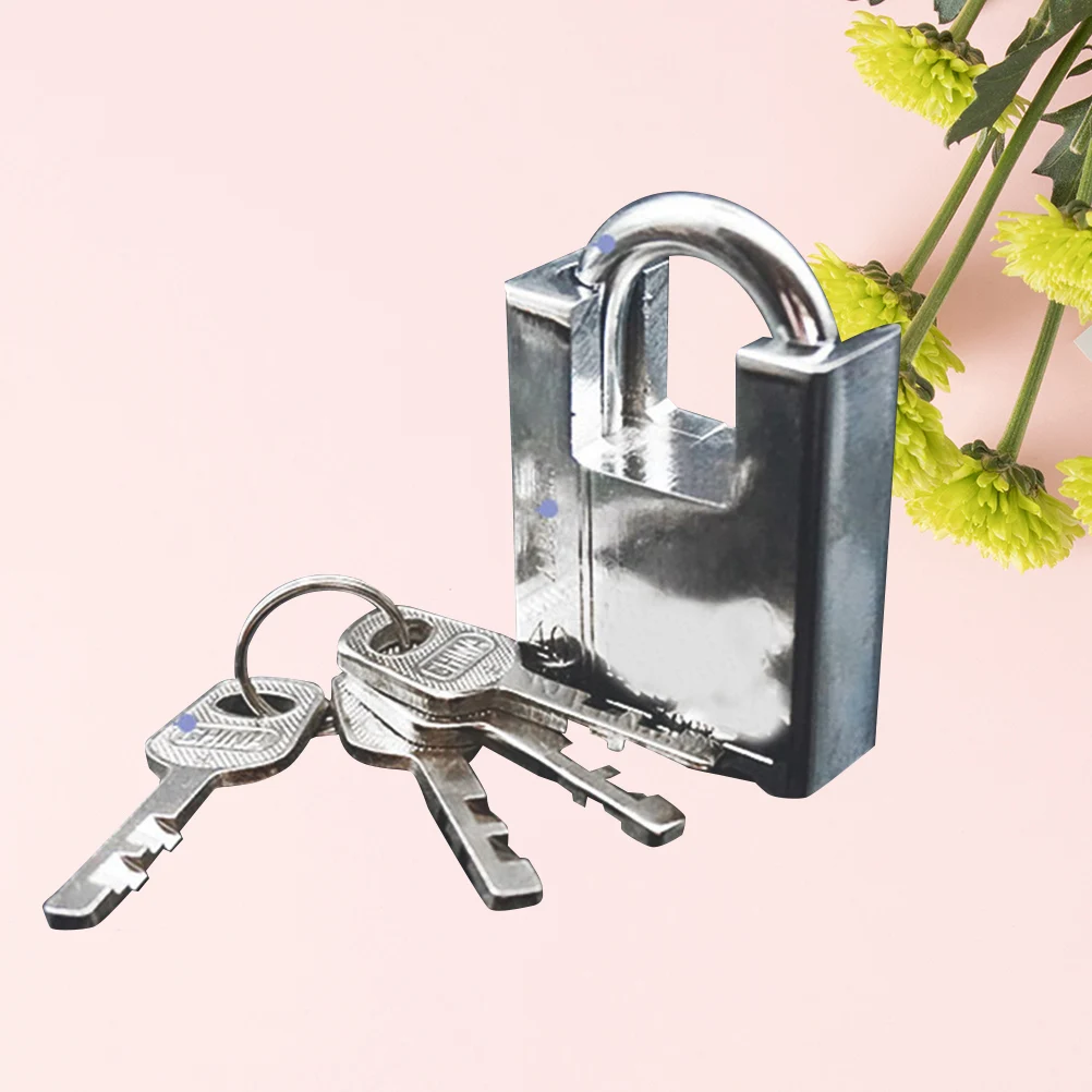 

30Mm Steel Padlock Anti-Theft Anti-Prying Head Side Lock For Home Security Safe Deposit Hydraulic Clamp Hard To Break Locking